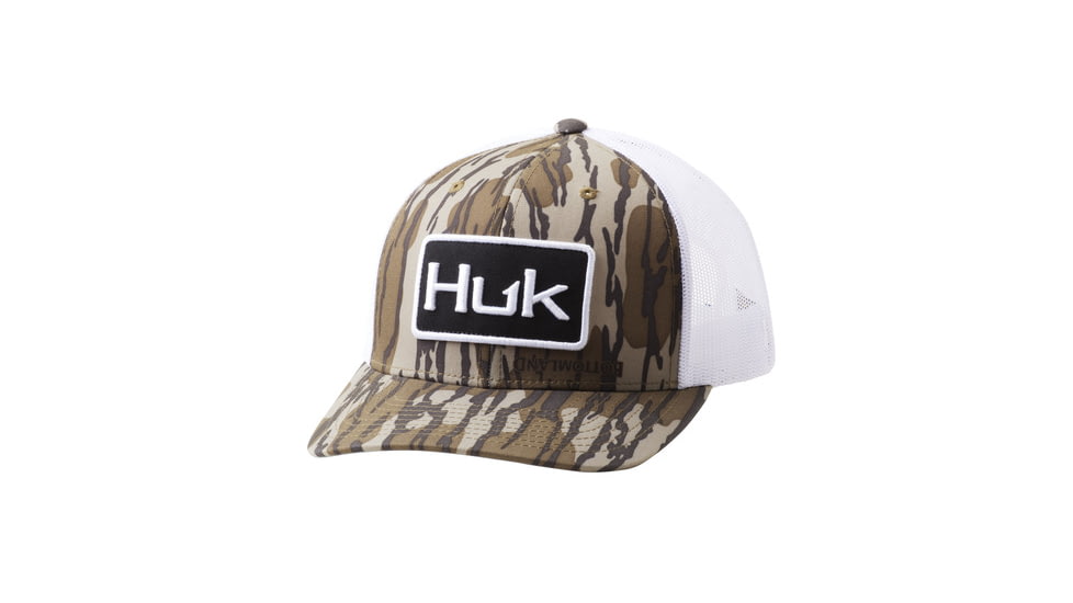 HUK Performance Fishing Mossy Oak Trucker - Mens, Mo Bottomland, One Size, H3000364-922-1