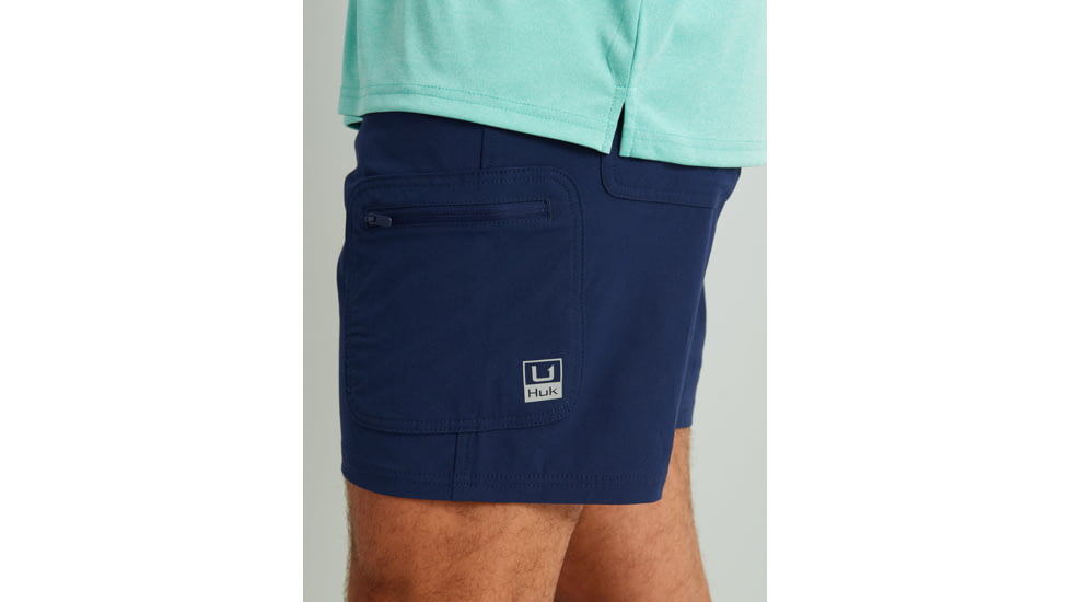 HUK Performance Fishing Next Level 7 Shorts - Mens, Naval Academy, Small, H2000173-413-S