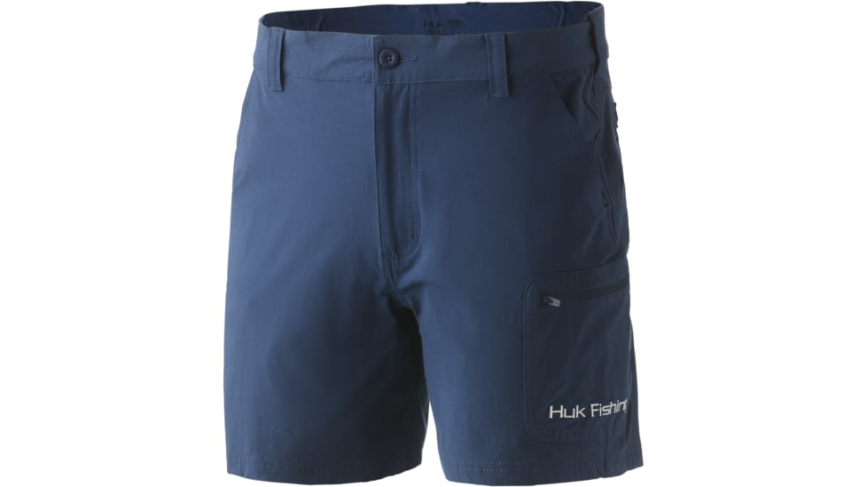 HUK Performance Fishing Next Level 7in Short - Men's, Sargasso Sea, Medium, H2000040-409-M