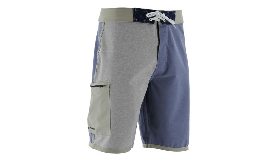 HUK Performance Fishing Piped Mens Heather Boardshorts, Heather Navy, 40, H2000029HNV40