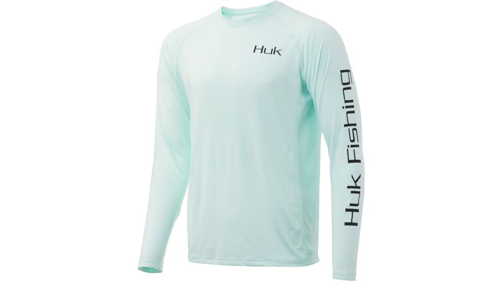 HUK Performance Fishing Pursuit Golden Dorado LS Graphic T-Shirt - Mens, Seafoam, Medium, H1200213-350-M