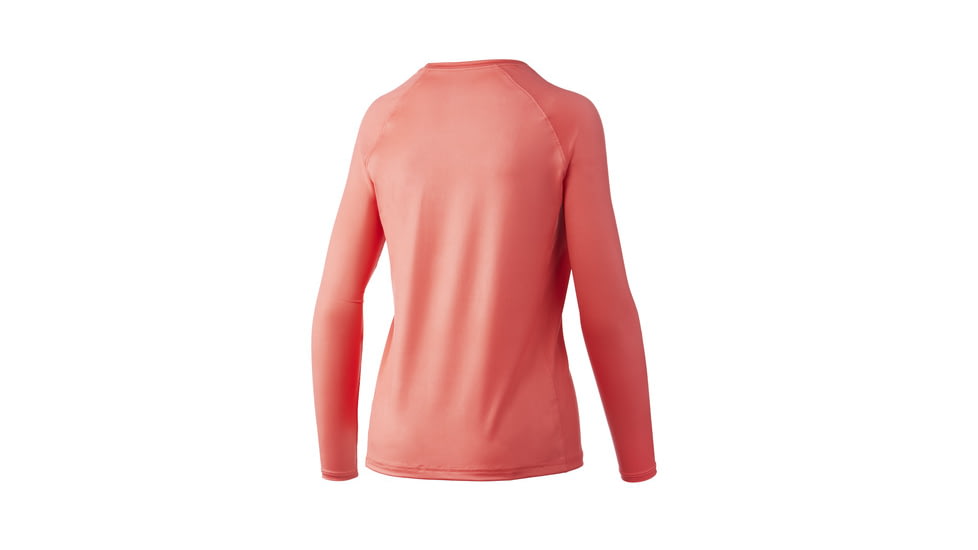HUK Performance Fishing Pursuit Long-Sleeve Shirt - Women's, Extra Large, Hot Coral, H6120109-684-XL