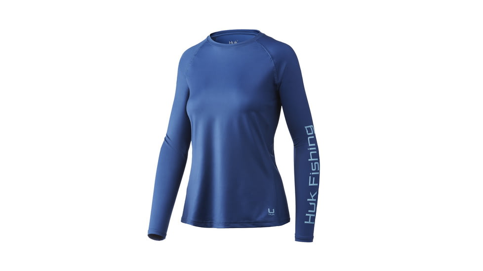 HUK Performance Fishing Pursuit Long-Sleeve Shirt - Women's, Medium, Sargasso Sea, H6120109-409-M