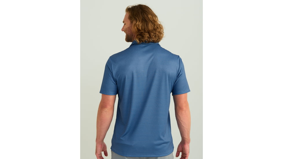HUK Performance Fishing Pursuit Novelty Polo - Mens, Quiet Harbor, Small, H1200633-445-S