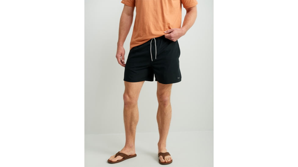 HUK Performance Fishing Pursuit Printed Volley Short - Mens, Black, Small, H2000227-001-S