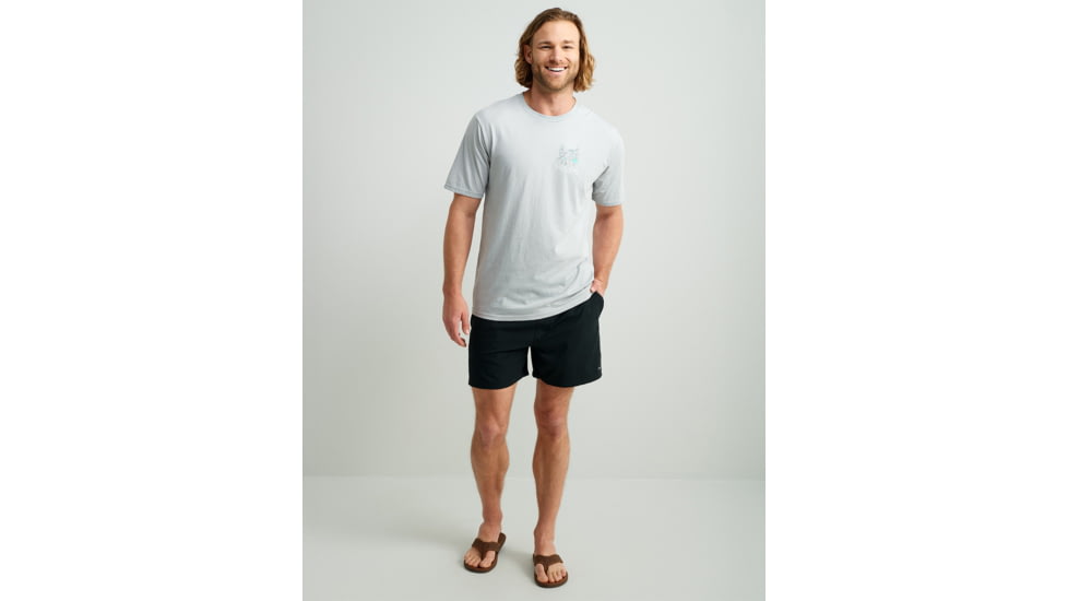 HUK Performance Fishing Pursuit Printed Volley Short - Mens, Black, Small, H2000227-001-S