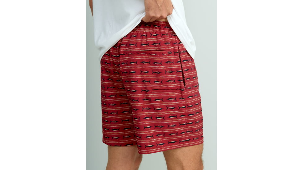 HUK Performance Fishing Pursuit Volley All Over Print Shorts - Mens, Scarlet Blaze, 3XL, H2000227-621-XXXL