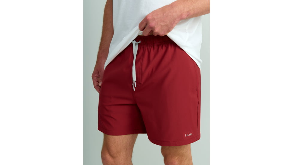 HUK Performance Fishing Pursuit Volley Shorts - Mens, Scarlet Blaze, 2XL, H2000184-621-XXL