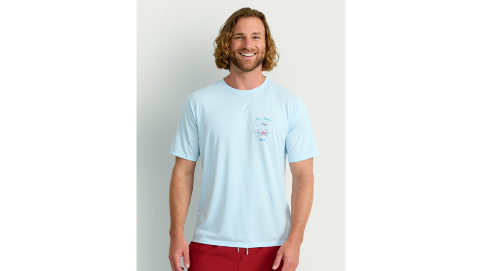 HUK Performance Fishing Raw Bar Tee - Mens, Ice Water, Extra Large, H1000527-476-XL