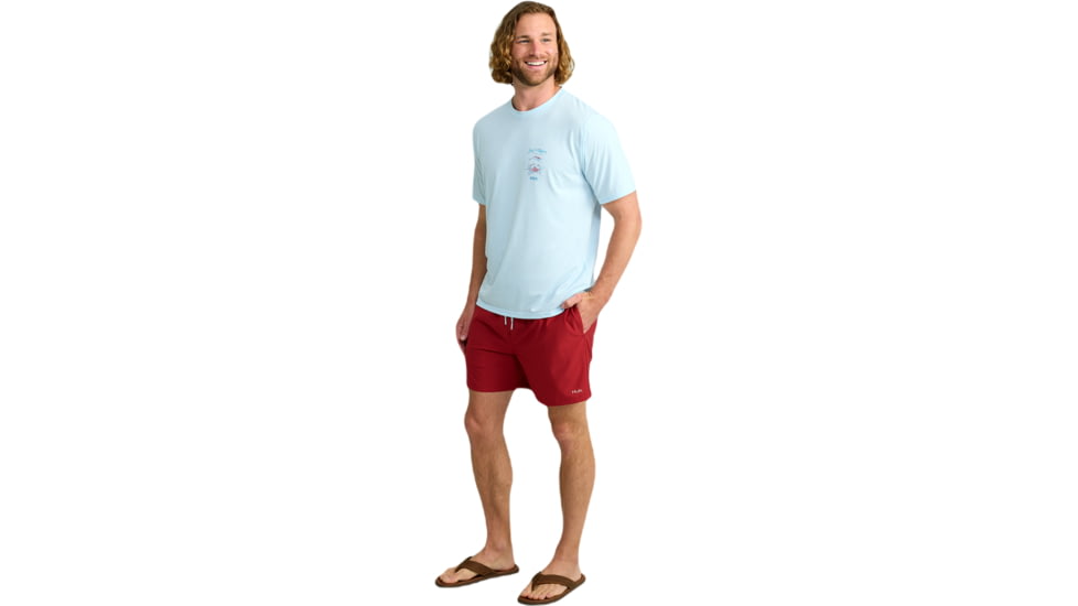 HUK Performance Fishing Raw Bar Tee - Mens, Ice Water, Extra Large, H1000527-476-XL