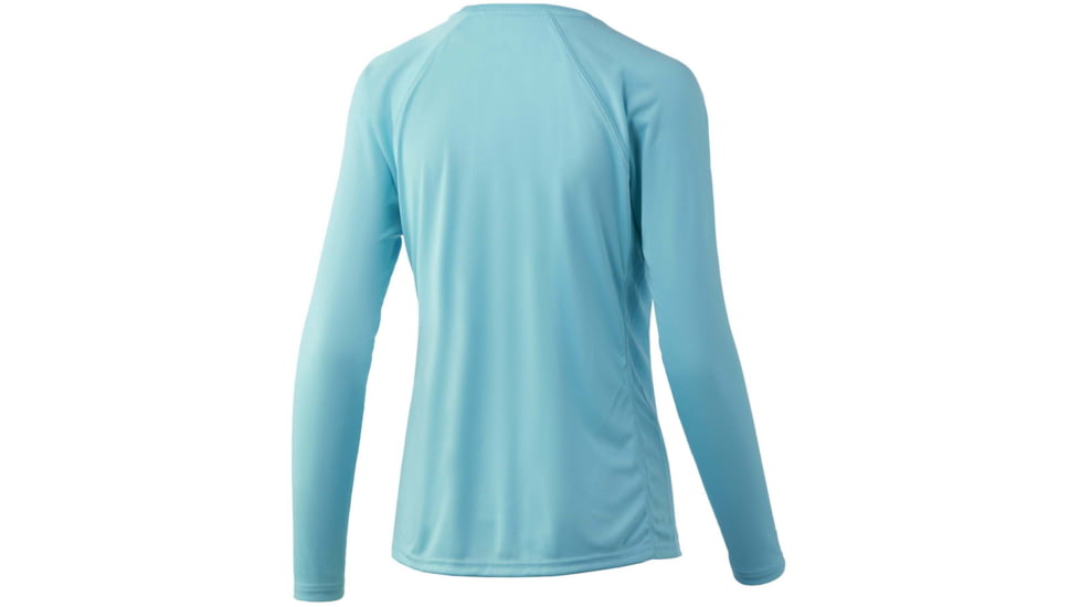 HUK Performance Fishing Reflection Pursuit Long-Sleeve Shirt - Womens, Large, Blue Radiance, H6120114-444-L