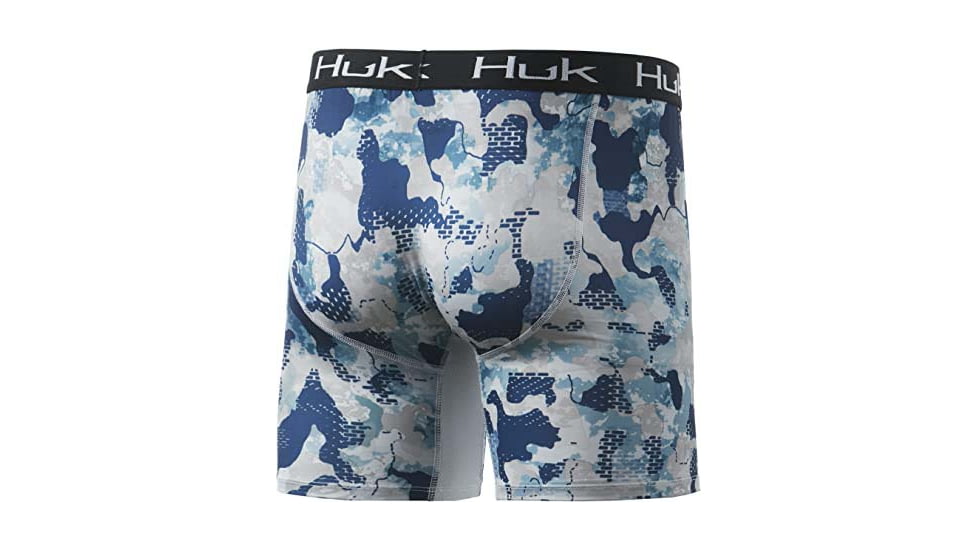 HUK Performance Fishing Refraction Boxer - Men's, Bluefin, Medium, H5000029-976-M