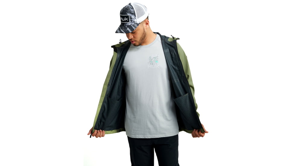 HUK Performance Fishing Rover Jacket - Mens, Moss, 3XL, H4000148-316-XXXL