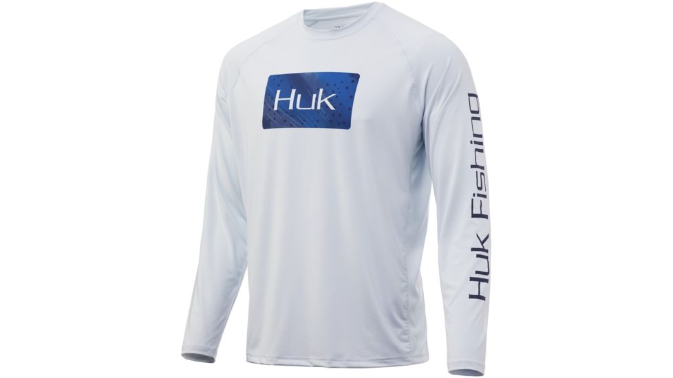 HUK Performance Fishing Sailfish Badge Pursuit Graphic T-Shirt - Mens, Plein Air, Extra Large, H1200244-451-XL