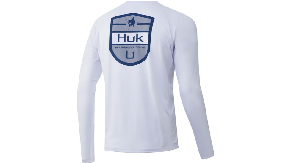 HUK Performance Fishing Shield Pursuit - Men's, White, Medium, H1200310-100-M