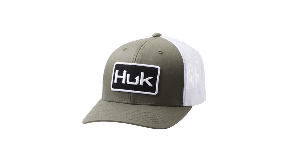 HUK Performance Fishing Solid Trucker - Men's, Moss, One Size, H3000359-316-1