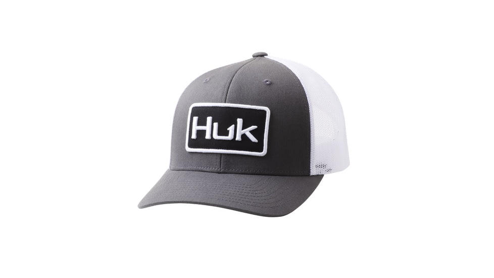 HUK Performance Fishing Solid Trucker - Men's, Volcanic Ash, One Size, H3000359-013-1