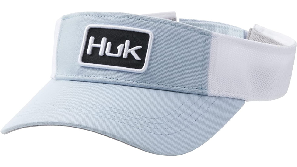 HUK Performance Fishing Solid Visor - Men's, Blue Fog, One Size, H3000333-473-1