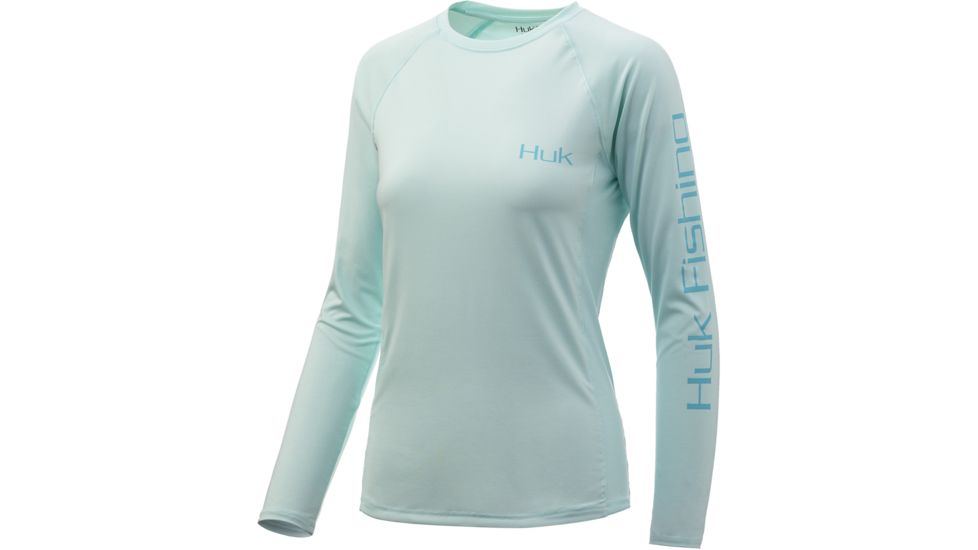 HUK Performance Fishing Southern Feed Pursuit Tee - Womens, Seafoam, Large, H6120052-350-L