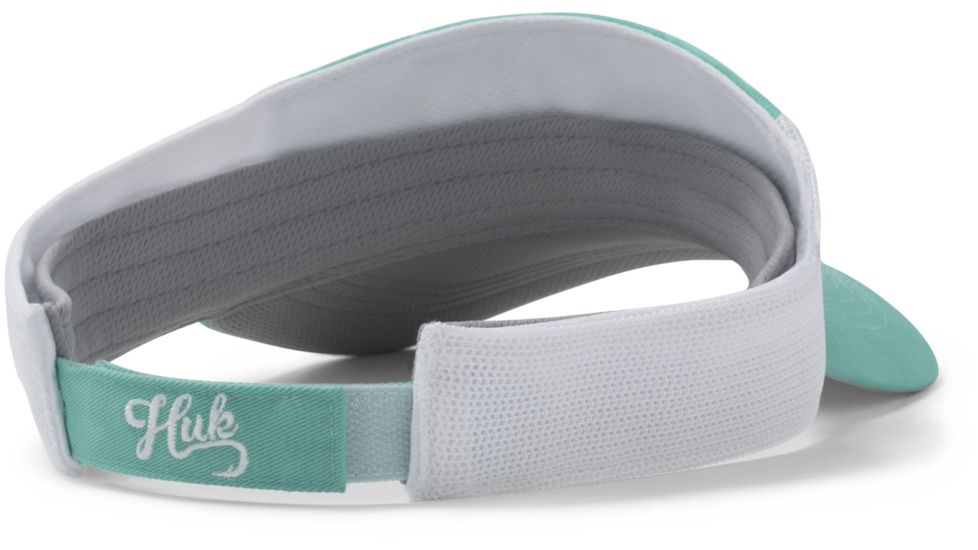 HUK Performance Fishing Split Shot Visor Cap - Womens, Bright Teal, One Size, H6300013-442-1