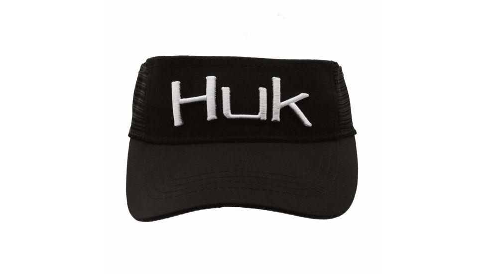 HUK Performance Fishing Split-Shot Visor Headwear, Visor - Men's, Black, 1, H3000202-001-1