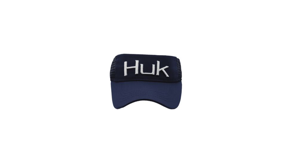 HUK Performance Fishing Split-Shot Visor Headwear, Visor - Men's, Navy, 1, H3000202-410-1