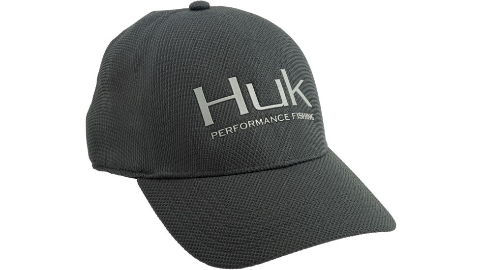 HUK Performance Fishing Strike One-Touch Stretch Headwear, Cap - Men's, Iron, 1, H3000193-010-1