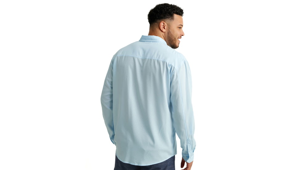 HUK Performance Fishing Tide Point LS Shirt - Mens, Ice Water, Medium, H1500172-476-M