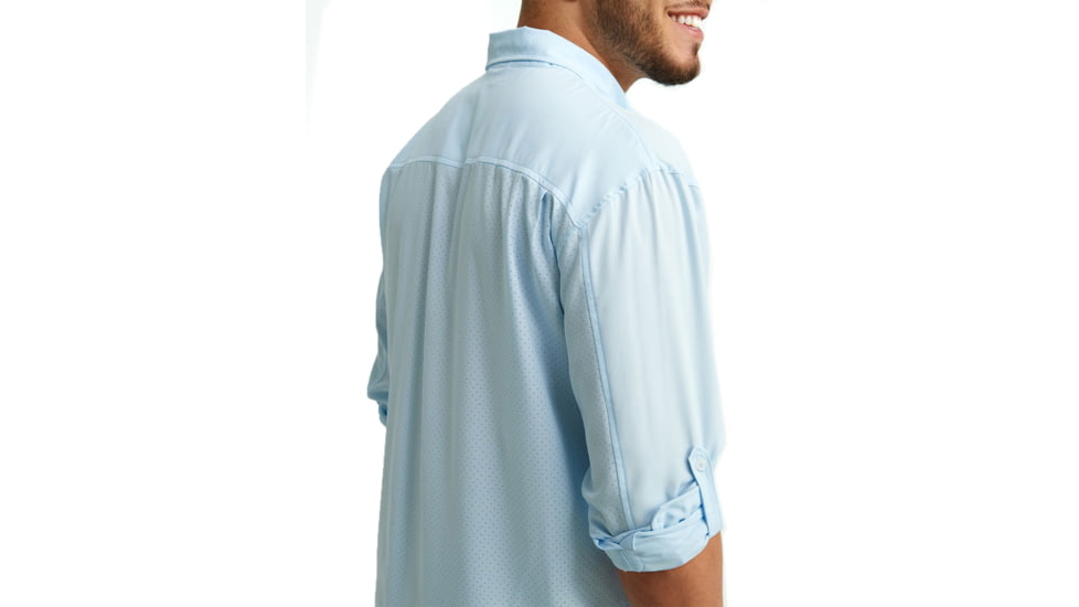 HUK Performance Fishing Tide Point LS Shirt - Mens, Ice Water, Medium, H1500172-476-M