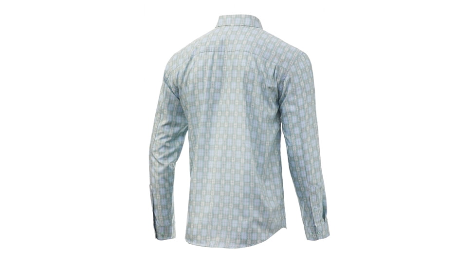 HUK Performance Fishing Tide Point Plaid Long Sleeve - Mens, 3XL, Plein Air, H1500064-451-XXXL