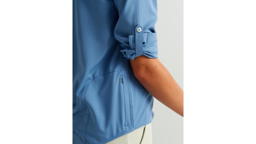 HUK Performance Fishing Tide Point Shirt - Womens, Quiet Harbor, Small, H6150006-445-S