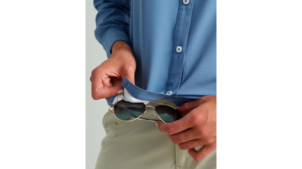 HUK Performance Fishing Tide Point Shirt - Womens, Quiet Harbor, Small, H6150006-445-S