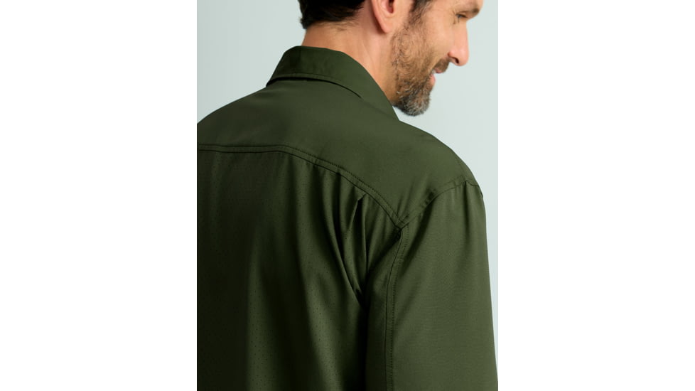HUK Performance Fishing Tide Point Short Sleeve Shirt - Mens, Cypress Landing, 3XL, H1500171-377-XXXL
