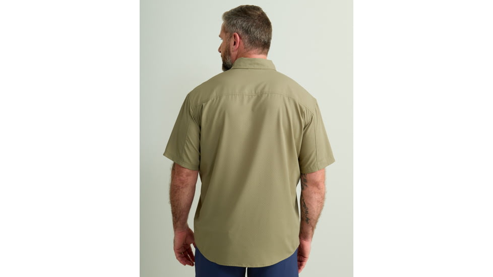 HUK Performance Fishing Tide Point Short Sleeve Shirt - Mens, Overland Trek, Small, H1500171-319-S
