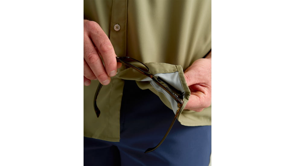 HUK Performance Fishing Tide Point Short Sleeve Shirt - Mens, Overland Trek, Small, H1500171-319-S
