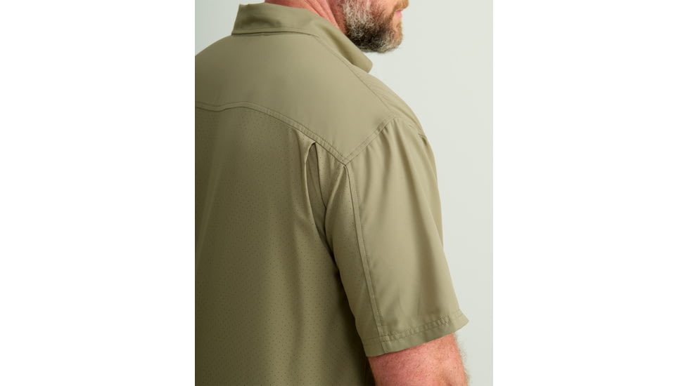 HUK Performance Fishing Tide Point Short Sleeve Shirt - Mens, Overland Trek, Small, H1500171-319-S