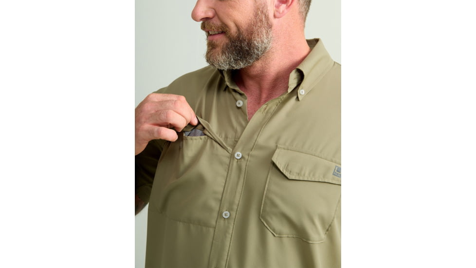 HUK Performance Fishing Tide Point Short Sleeve Shirt - Mens, Overland Trek, Small, H1500171-319-S