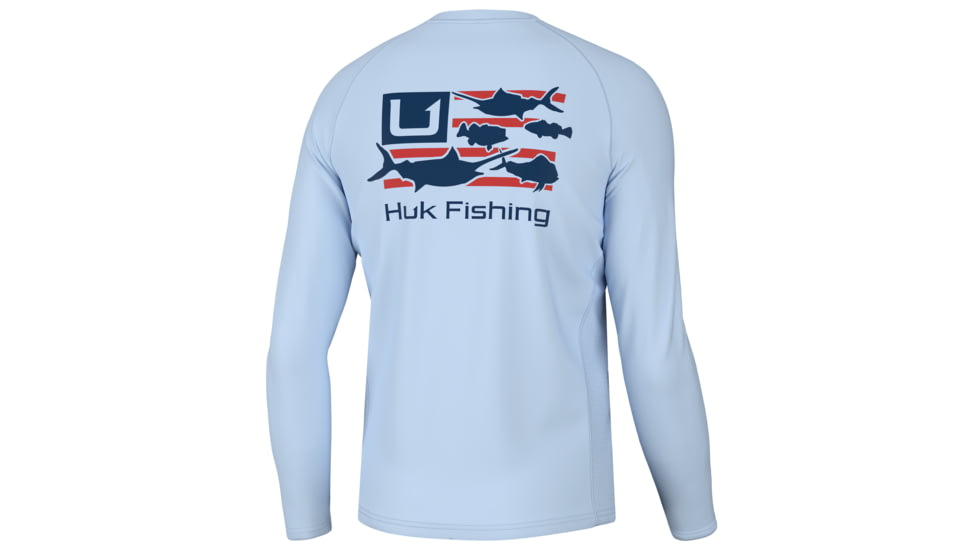 HUK Performance Fishing Trophy Flag Pursuit - Mens, Ice Water, L, H1200602-476-L