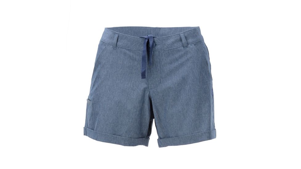 HUK Performance Fishing W 7 Day Short Bottoms, Short - Womens, Dark Blue, Large, H6200008-401-L