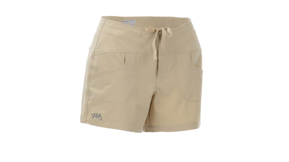 HUK Performance Fishing W Paupa Too Bottoms, Short - Womens, Khaki, Extra Large, H6200009-250-XL