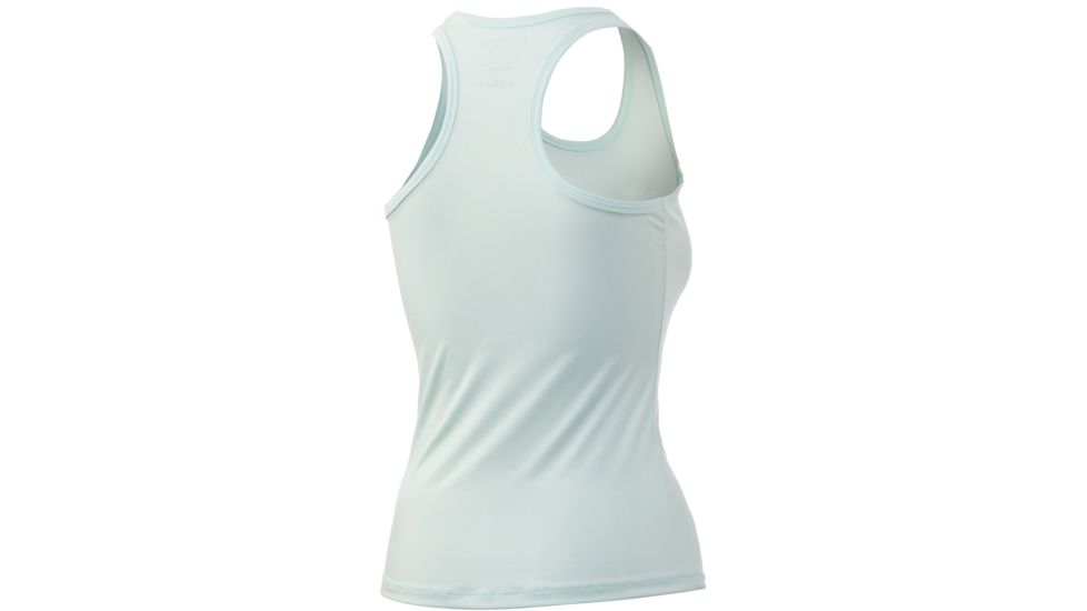 HUK Performance Fishing Wahoo Palm Pursuit Racer Tank - Womens, Seafoam, Medium, H6120027-350-M