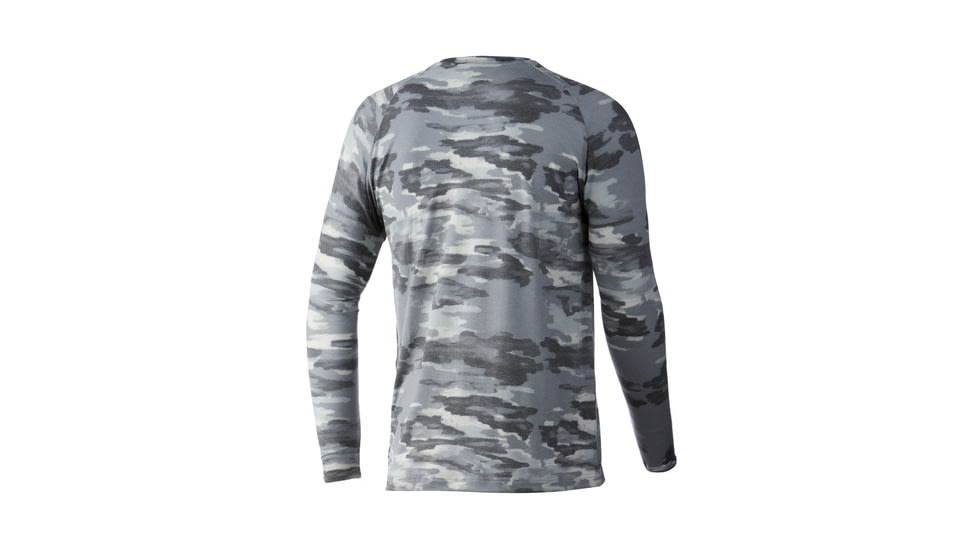 HUK Performance Fishing Waypoint Edisto Long-Sleeve Shirt - Men's, Large, Overcast Grey, H1200459-032-L