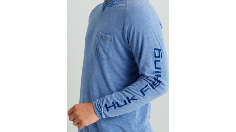 HUK Performance Fishing Waypoint Hoodie - Mens, Quiet Harbor, M, H1200528-445-M