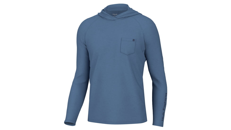 HUK Performance Fishing Waypoint Hoodie - Mens, Quiet Harbor, M, H1200528-445-M