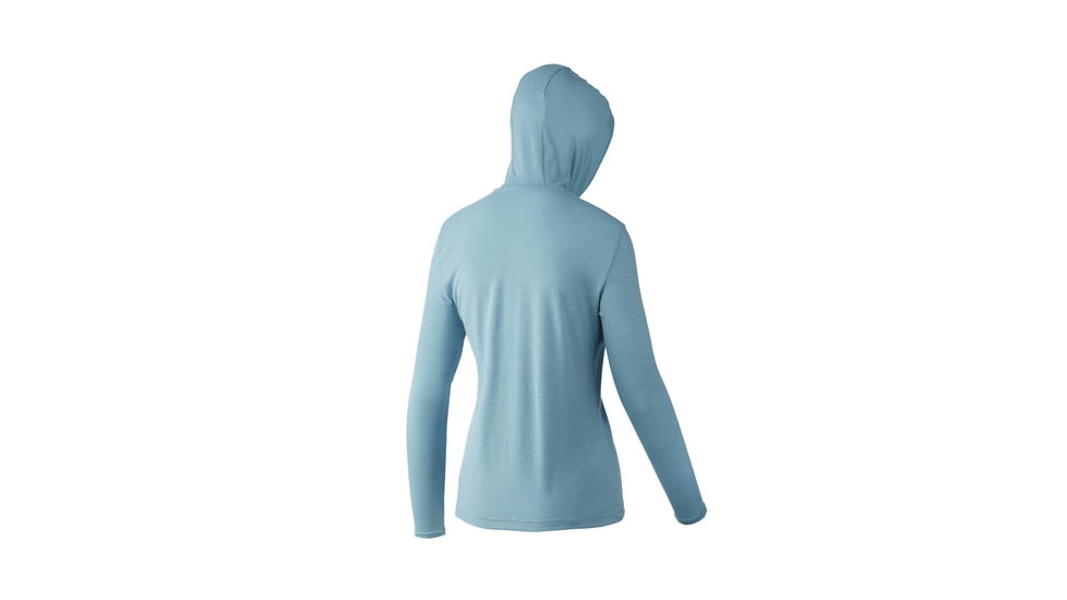 HUK Performance Fishing Waypoint Hoodie - Womens, Porcelain Blue, Extra Large, H6120108-481-XL