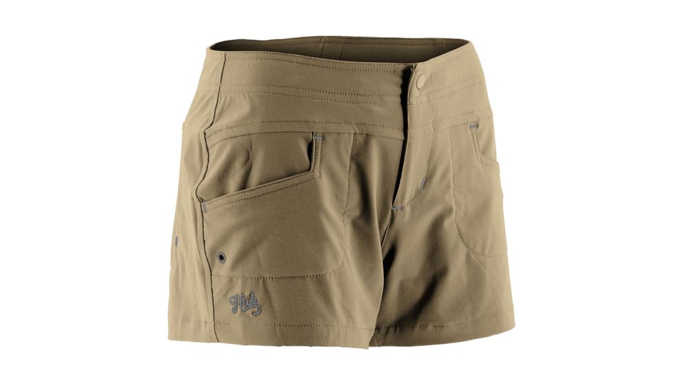 HUK Performance Fishing Women's Paupa Boy Short, Khaki, Extra Small H2000014-250-XS