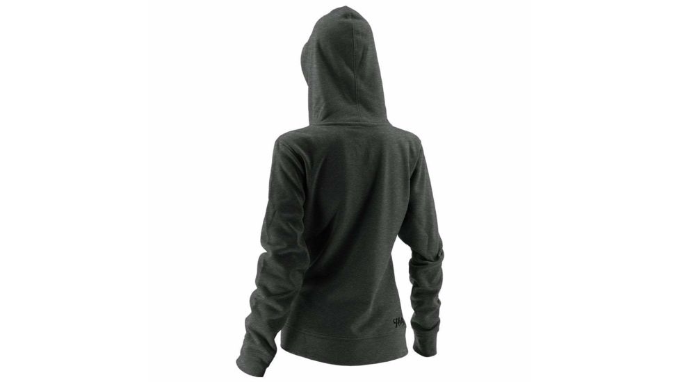 HUK Performance Fishing Womens Hoodie, True Gray Heather/SubPhantis Glacier, Extra Small, H6130002-035-XS