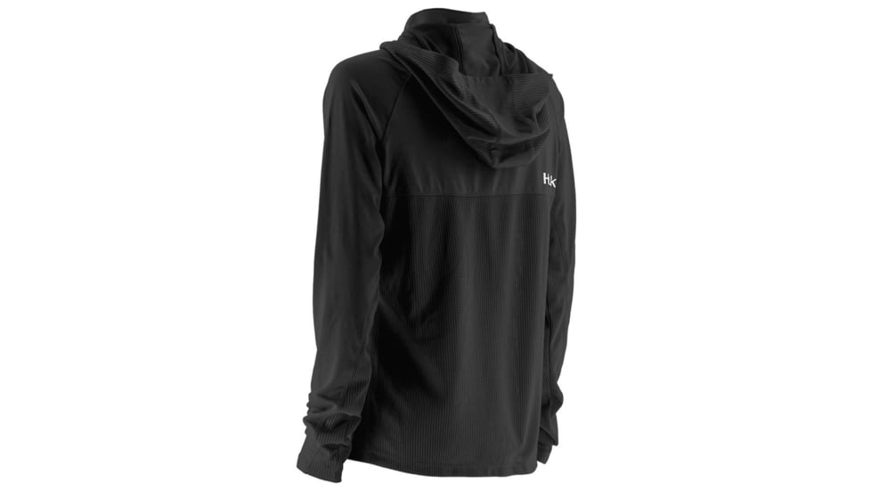 HUK Performance Fishing Womens Icon Hoodie, Black, Medium, H6120006-001-M