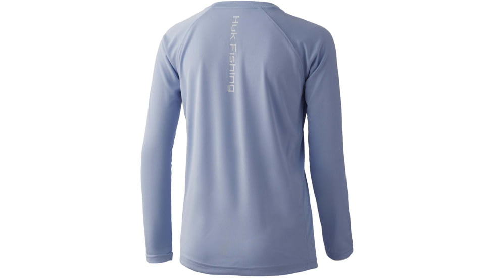 HUK Performance Fishing Pursuit L/S Shirt - Kids, Coastal Sky, YXL, H7120064-427-YXL
