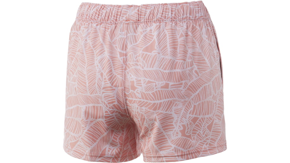 HUK Performance Fishing Pursuit Linear Leaf Volley Shorts - Womens, 3in Inseam, Desert Flower, M, H6200030-687-M
